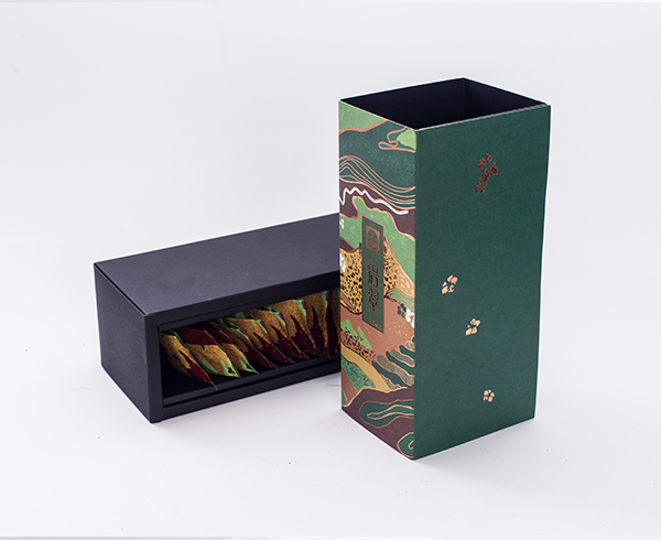 岩翠綠茶-特種紙盒